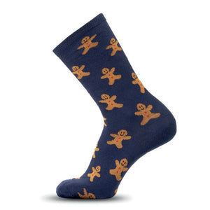 Coppia di calzini natalizie L Blu - personalizzabile con logo