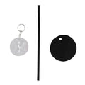 Copribicchiere Mika nero - personalizzabile con logo