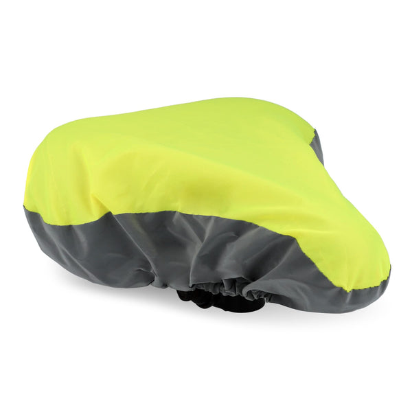Coprisella riflettente RPET Giallo - personalizzabile con logo