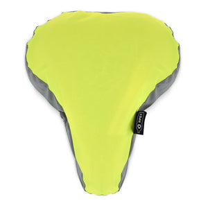 Coprisella riflettente RPET Giallo - personalizzabile con logo