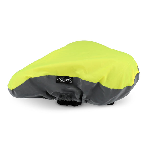 Coprisella riflettente RPET Giallo - personalizzabile con logo