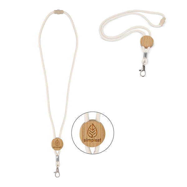 Cordino in cotone natural - personalizzabile con logo