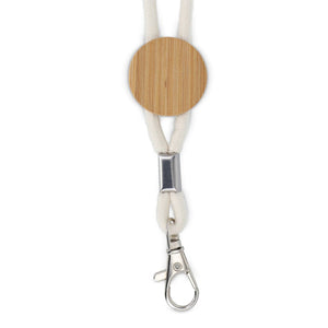 Cordino in cotone natural - personalizzabile con logo