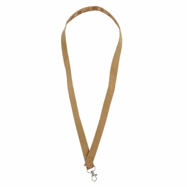 Cordino in sughero natural - personalizzabile con logo