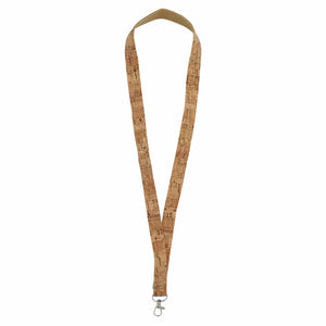 Cordino in sughero natural - personalizzabile con logo