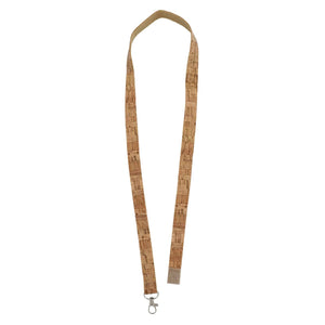 Cordino in sughero natural - personalizzabile con logo