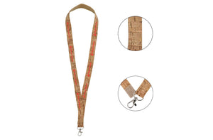Cordino in sughero natural - personalizzabile con logo