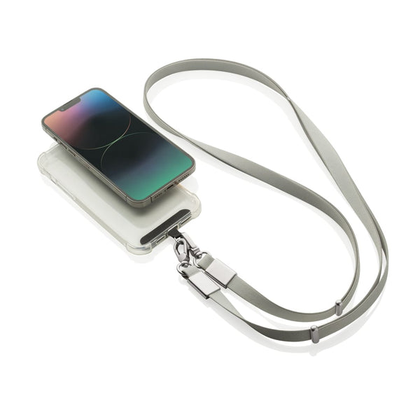 Cordino/tracolla Nivo in rPET RCS - personalizzabile con logo