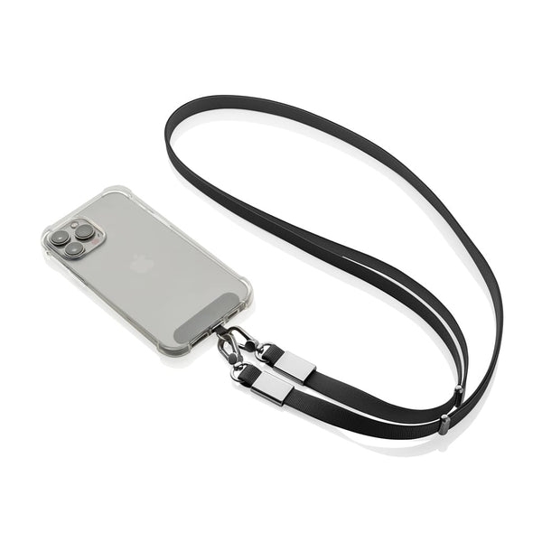 Cordino/tracolla Nivo in rPET RCS - personalizzabile con logo