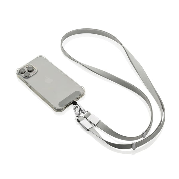 Cordino/tracolla Nivo in rPET RCS - personalizzabile con logo