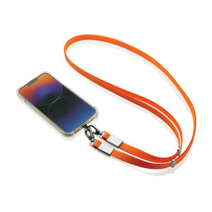 Cordino/tracolla Nivo in rPET RCS - personalizzabile con logo