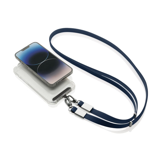 Cordino/tracolla Nivo in rPET RCS - personalizzabile con logo