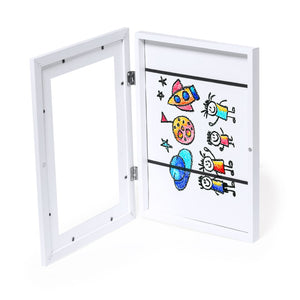 Cornice d'arte Oleox bianco - personalizzabile con logo