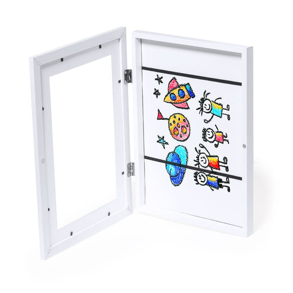 Cornice d'arte Oleox bianco - personalizzabile con logo