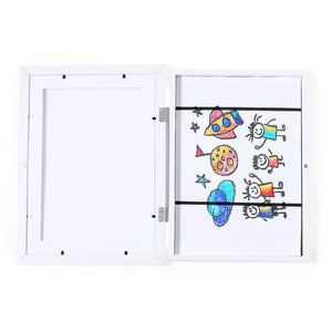 Cornice d'arte Oleox bianco - personalizzabile con logo