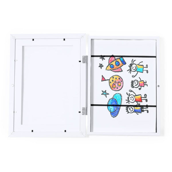 Cornice d'arte Oleox bianco - personalizzabile con logo