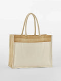 Cotton Pocket  Starched Jute Shopper natural - personalizzabile con logo