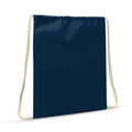 Coulisse in cotone OEKO-TEX® 140g/m² 35x45cm blu navy - personalizzabile con logo