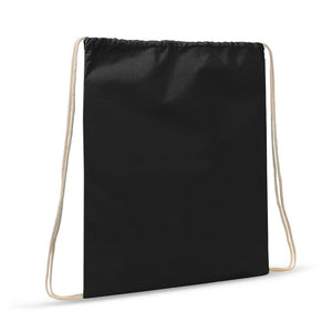 Coulisse in cotone OEKO-TEX® 140g/m² 35x45cm Nero - personalizzabile con logo