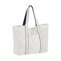 Courtside Tote Grande blu - personalizzabile con logo