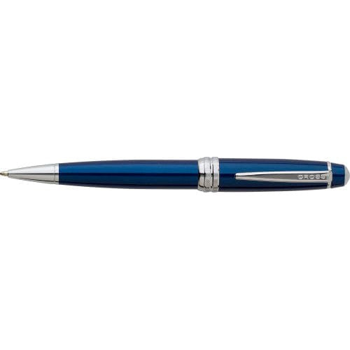 Cross, penna a sfera in metallo Bailey blu - personalizzabile con logo