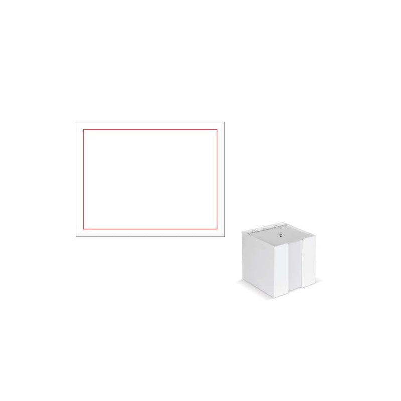 Cube box, 10x10x10cm Bianco - personalizzabile con logo
