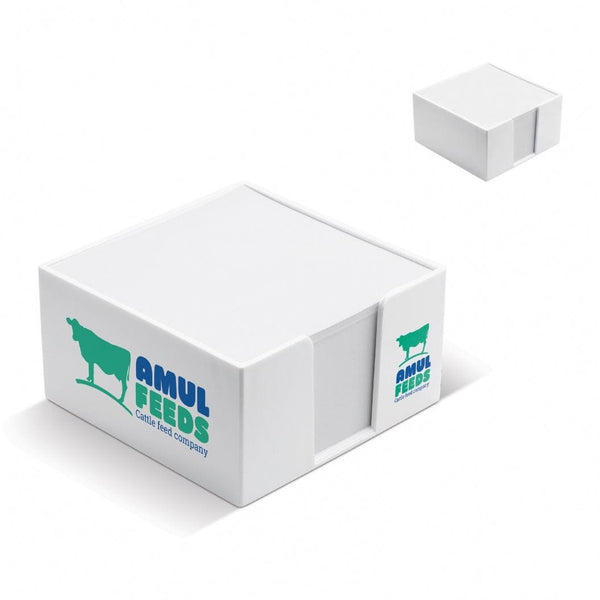 Cube box, 10x10x5cm Bianco - personalizzabile con logo