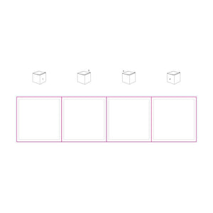 Cubo note bianco 10x10x10cm Bianco - personalizzabile con logo