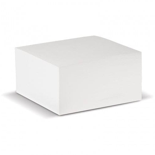 Cubo note bianco 10x10x5cm Bianco - personalizzabile con logo