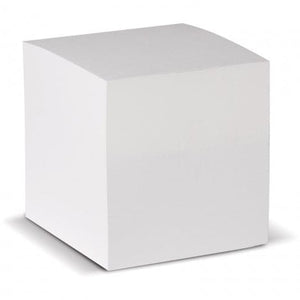 Cubo note bianco 9x9x9cm Bianco - personalizzabile con logo