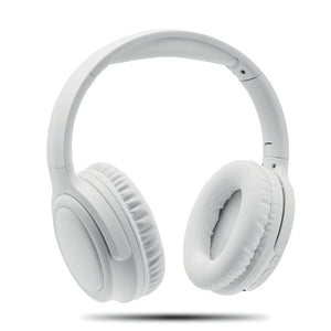 Cuffie ANC pieghevoli basic Bianco - personalizzabile con logo