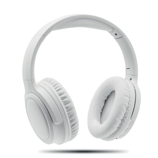 Cuffie ANC pieghevoli basic Bianco - personalizzabile con logo