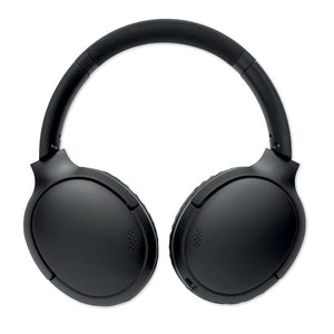 Cuffie ANC pieghevoli Nero - personalizzabile con logo