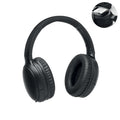 Cuffie ANC pieghevoli Nero - personalizzabile con logo