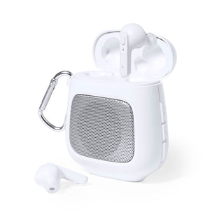 Cuffie e Casse Boxy bianco - personalizzabile con logo