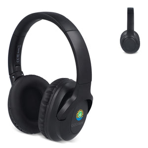 Cuffie over-ear senza fili con cancellazione del rumore (ANC) Nero - personalizzabile con logo