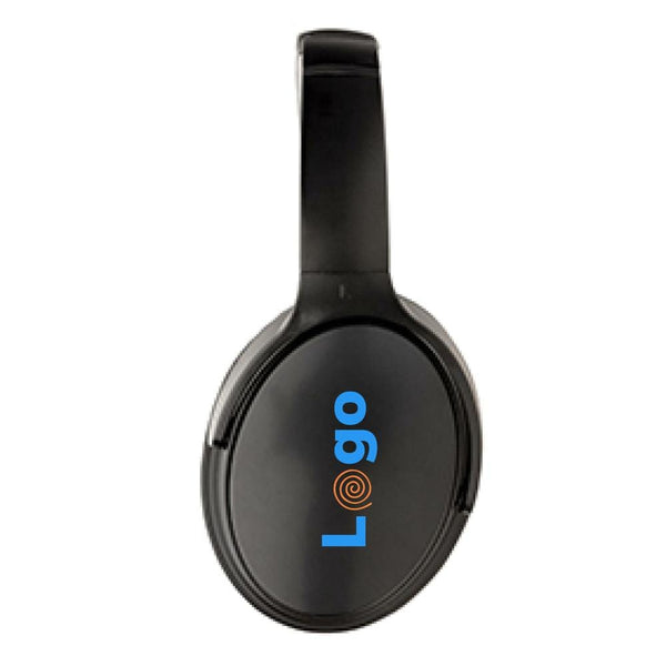Cuffie wireless ANC nero - personalizzabile con logo