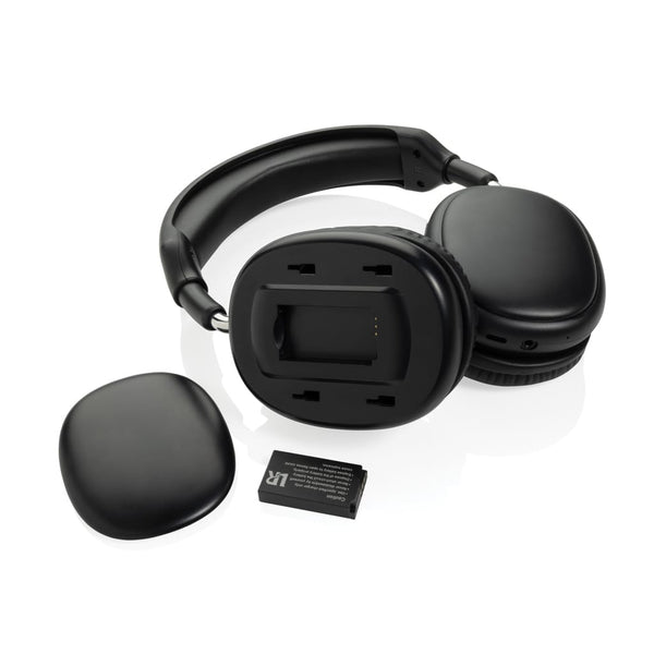 Cuffie wireless con batterie removibili Spectra RCS nero - personalizzabile con logo