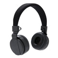 Cuffie wireless pieghevoli nero - personalizzabile con logo