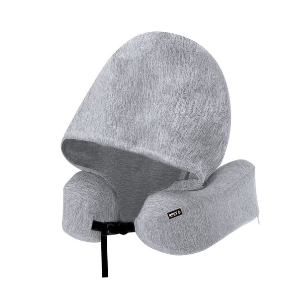 Cuscino con Cappuccio Dolking grigio - personalizzabile con logo