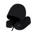 Cuscino con Cappuccio Dolking nero - personalizzabile con logo