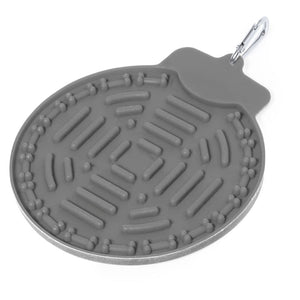 Cuscino di Alimentazione Pudle grigio - personalizzabile con logo