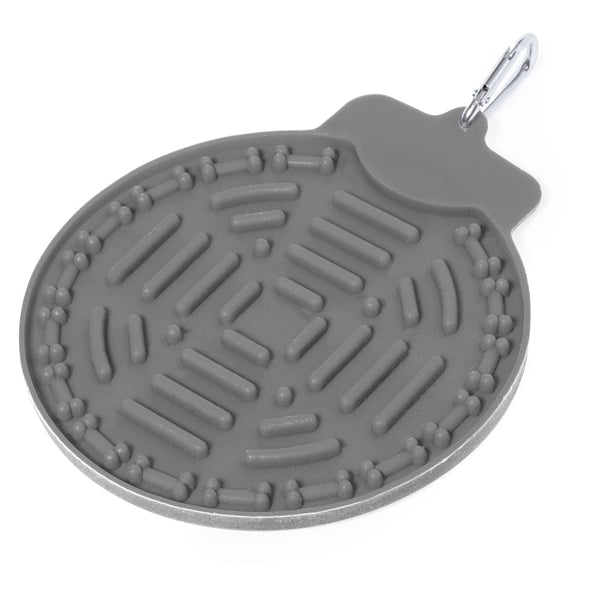 Cuscino di Alimentazione Pudle grigio - personalizzabile con logo