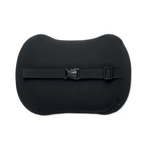 Cuscino ergonomico Nero - personalizzabile con logo