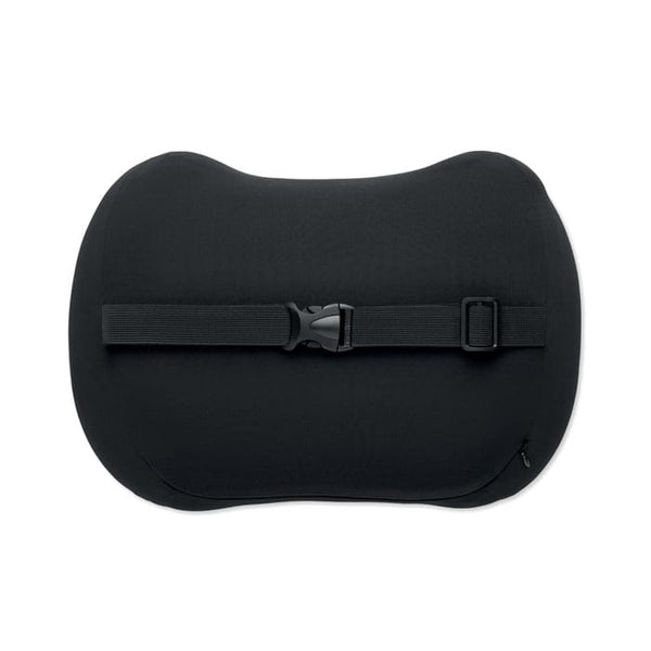 Cuscino ergonomico Nero - personalizzabile con logo