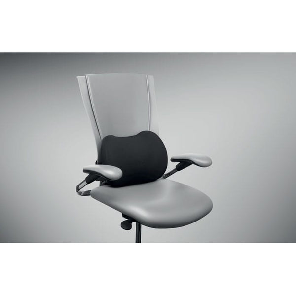 Cuscino ergonomico Nero - personalizzabile con logo
