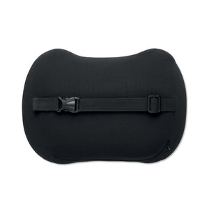 Cuscino ergonomico Nero - personalizzabile con logo