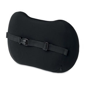 Cuscino ergonomico Nero - personalizzabile con logo