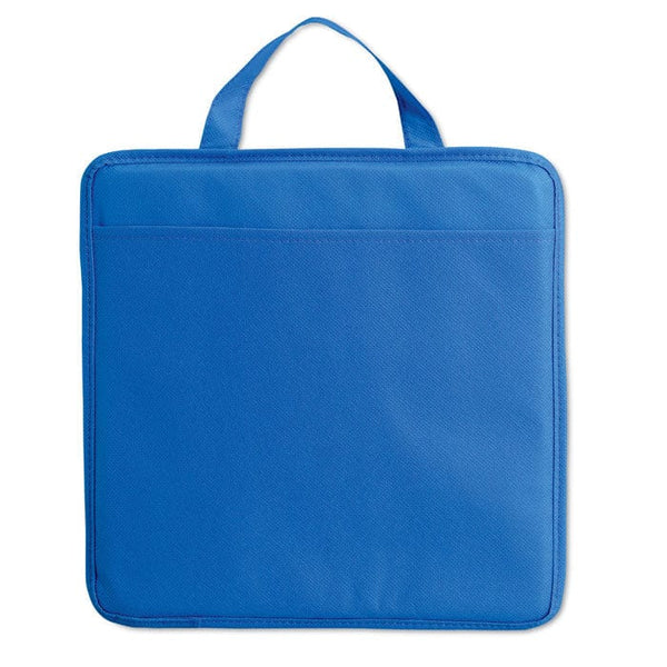 Cuscino in TNT blu - personalizzabile con logo