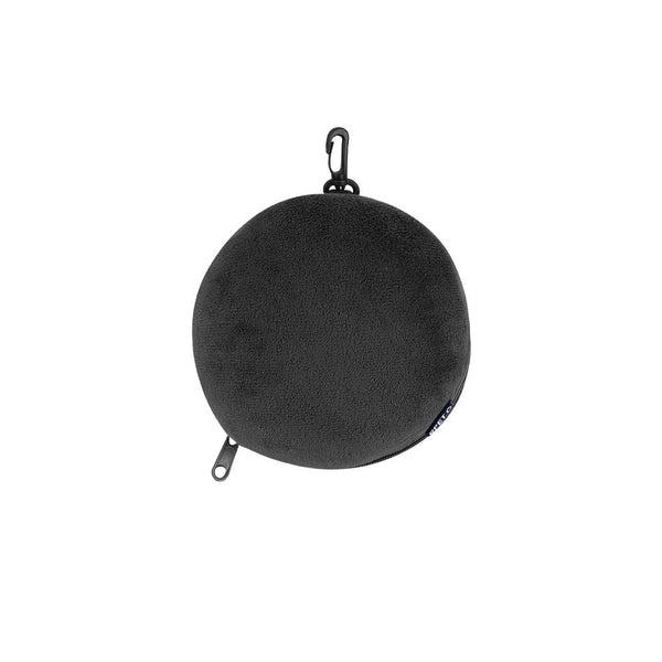 Cuscino Maschera Viaggio Pansir nero - personalizzabile con logo